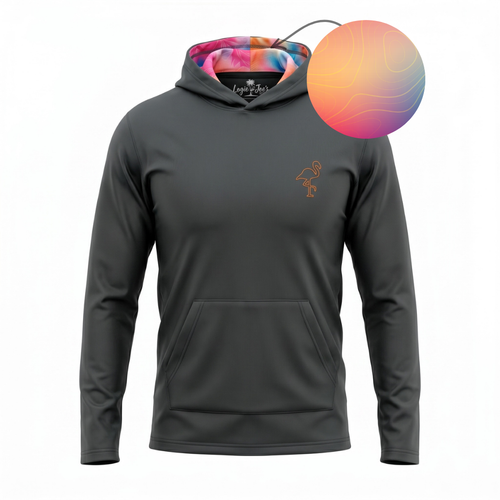 Thermal Topographic Performance Hoodie | Lightweight Unisex Moisture-Wicking Athletic Hoodie