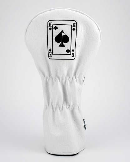 White Out King of Spades - Driver Cover