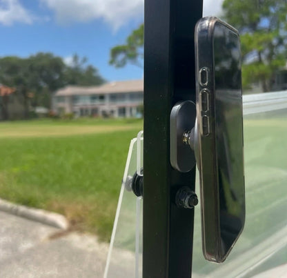 Alloy Magnetic Golf Cart Phone Holder for MagSafe & Android | BLAUBECK Golf Gifts