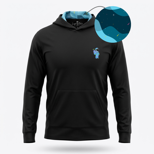 Astronaut Walker Performance Hoodie | Lightweight Unisex Moisture-Wicking Athletic Hoodie