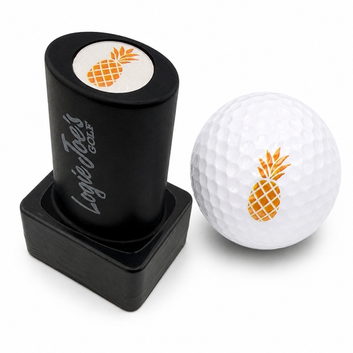 Pineapple Golf Ball Stamp | Quick-Dry Ink Stamper | Easy Ball Identification | Fun Golf Gift