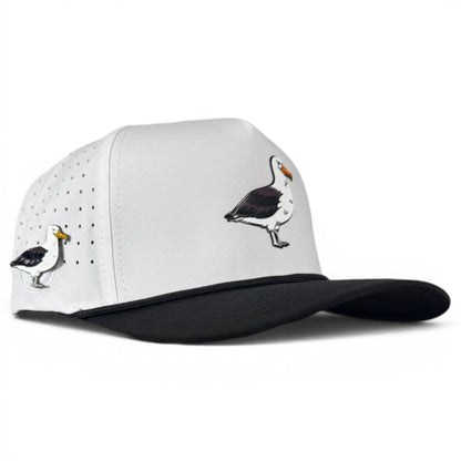 Albatross Golf Hat | Snapback Cap | Built-in Magnetic Ball Marker Holder + Marker Included | Adjustable | Bird