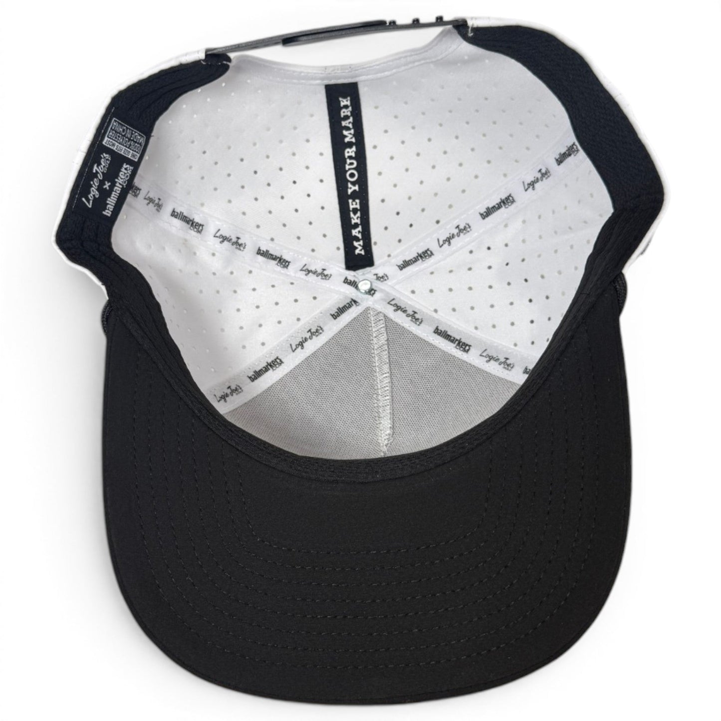 Albatross Golf Hat | Snapback Cap | Built-in Magnetic Ball Marker Holder + Marker Included | Adjustable | Bird