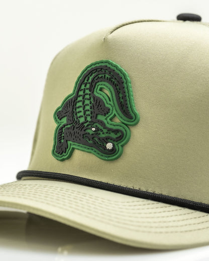Gator Olive - Perforated Rope Hat
