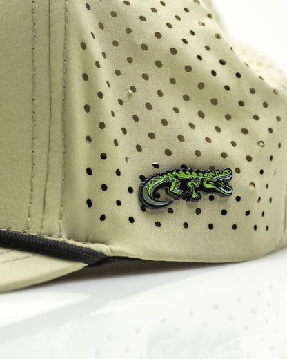 Gator Olive - Perforated Rope Hat