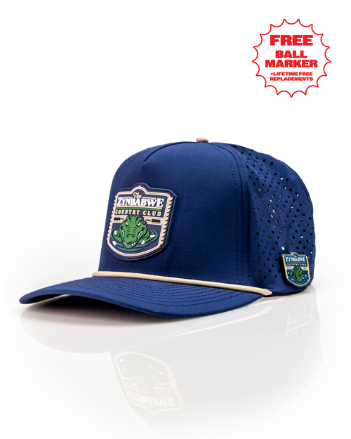 Zynbabwe Country Club Navy - Perforated Rope Hat