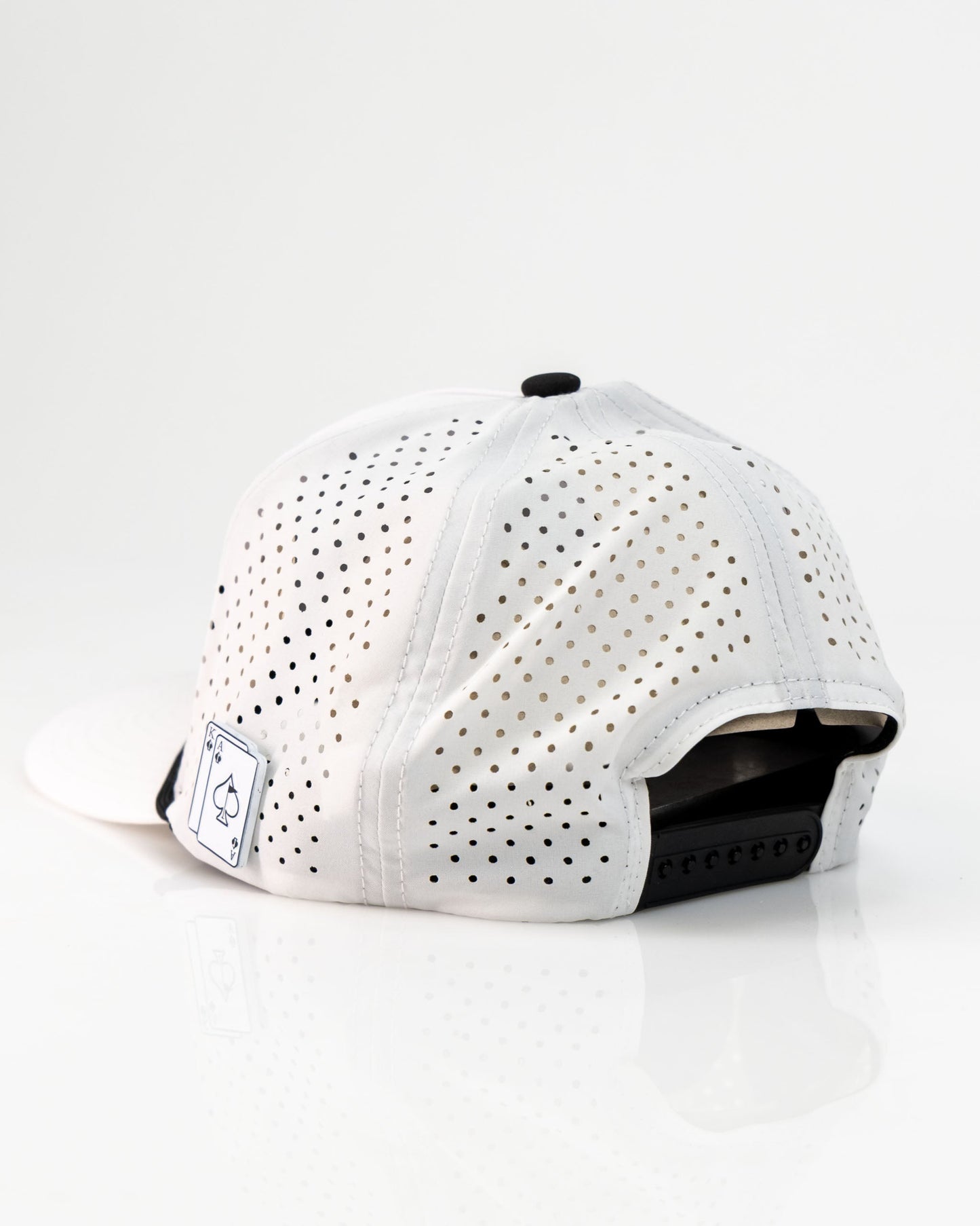 Ace/King White - Perforated Rope Hat