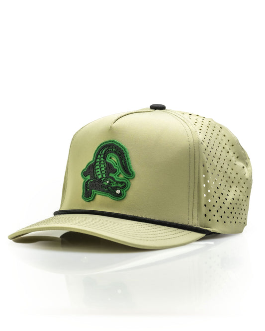 Gator Olive - Perforated Rope Hat
