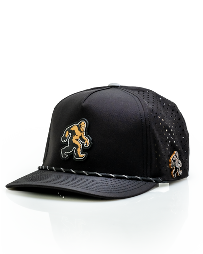 Sasquatch Black - Perforated Rope Hat