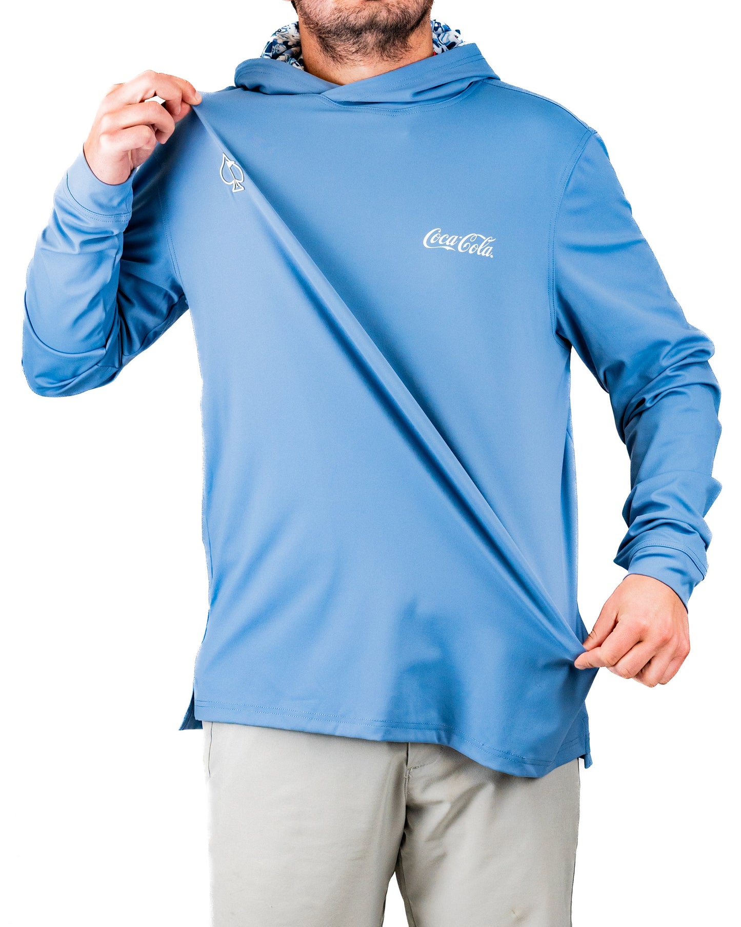 Performance Golf Hoodie - Coca-Cola Glacier Blue