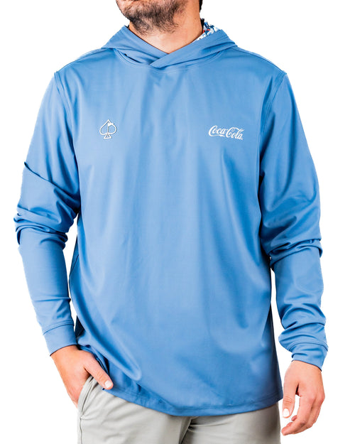 Performance Golf Hoodie - Coca-Cola Glacier Blue