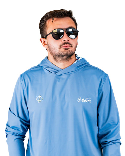 Performance Golf Hoodie - Coca-Cola Glacier Blue