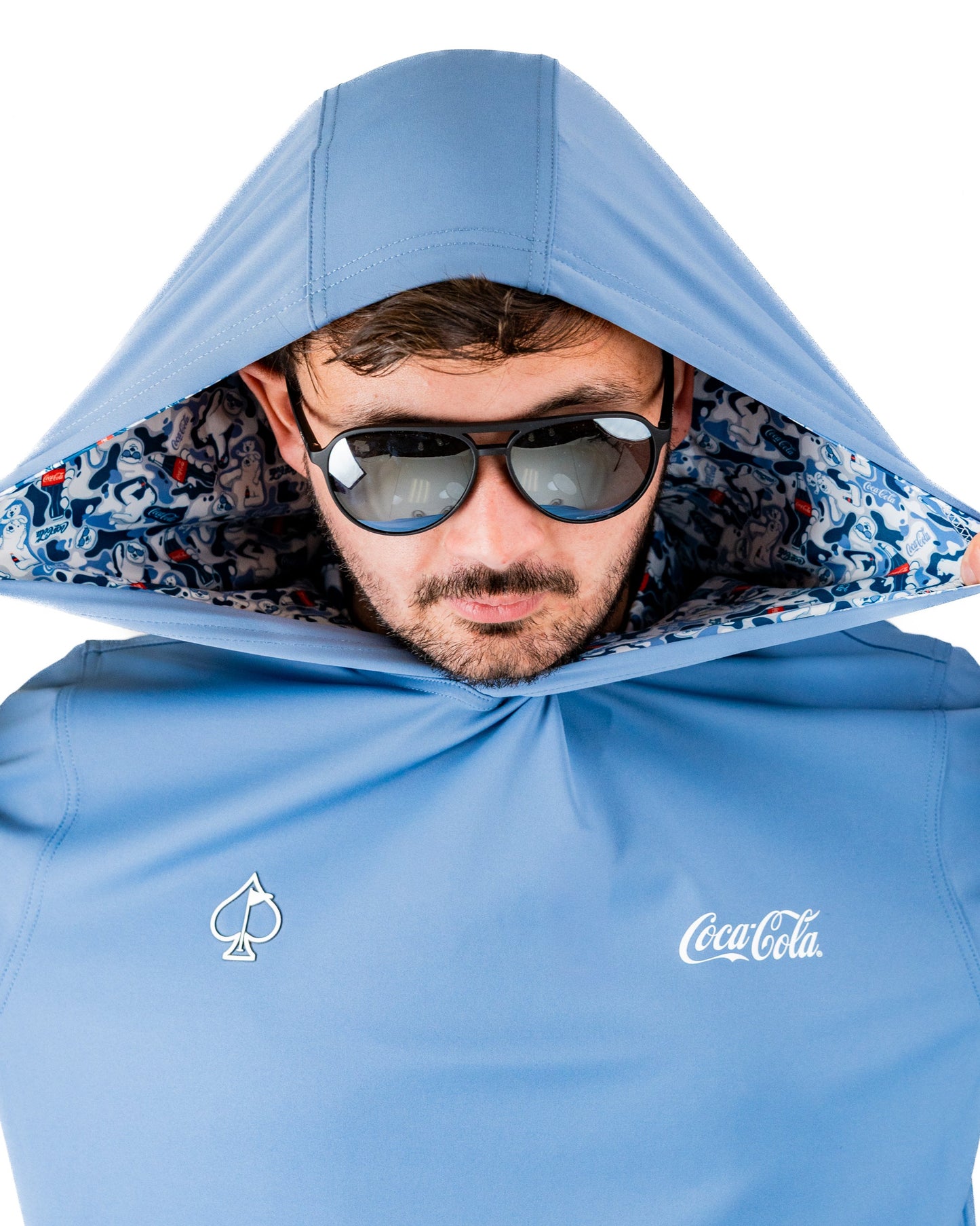 Performance Golf Hoodie - Coca-Cola Glacier Blue