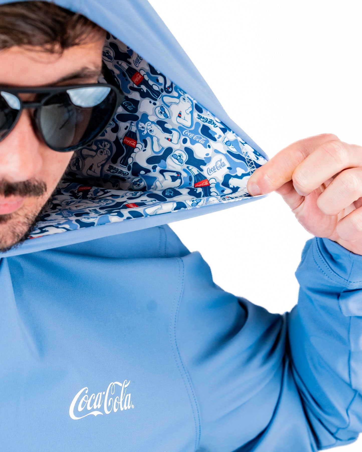 Performance Golf Hoodie - Coca-Cola Glacier Blue