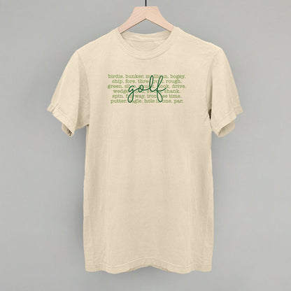 Golf Terms With Script