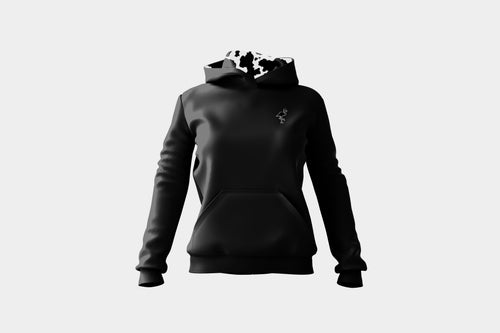 Cow Print Performance Hoodie | Lightweight Unisex Moisture-Wicking Athletic Hoodie