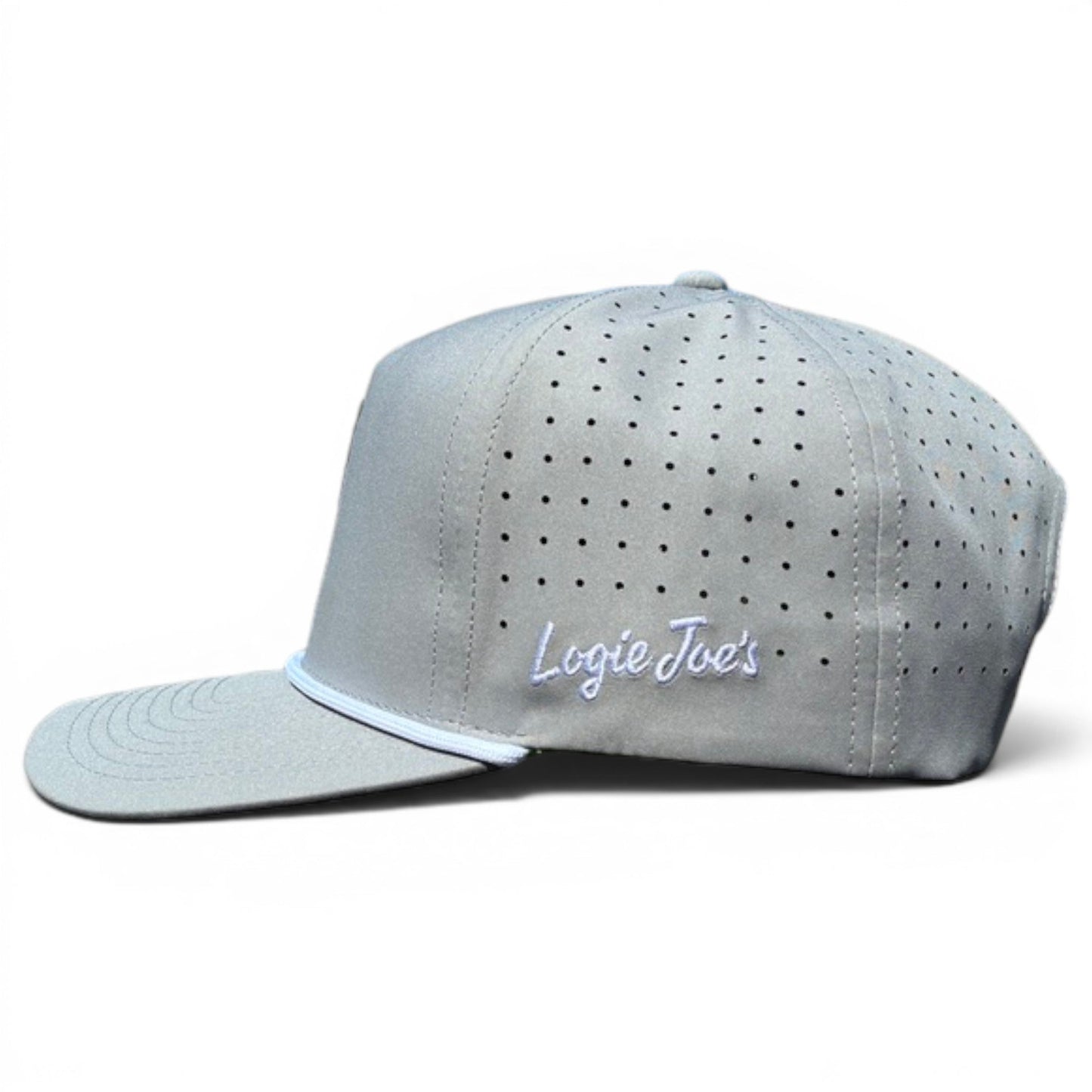 Alien Caddy Golf Hat | Snapback Cap | Built-in Magnetic Ball Marker Holder + Marker Included | Adjustable Gray Alien