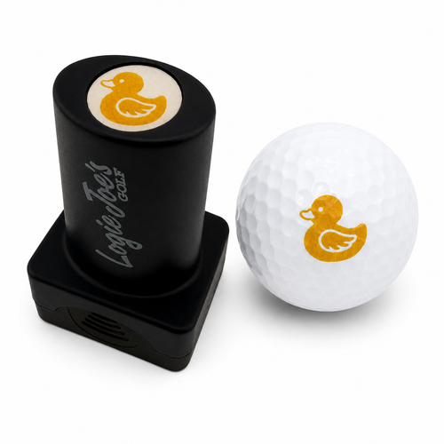 Rubber Duck Golf Ball Stamp | Quick-Dry Ink Stamper | Easy Ball Identification | Fun Golf Gift