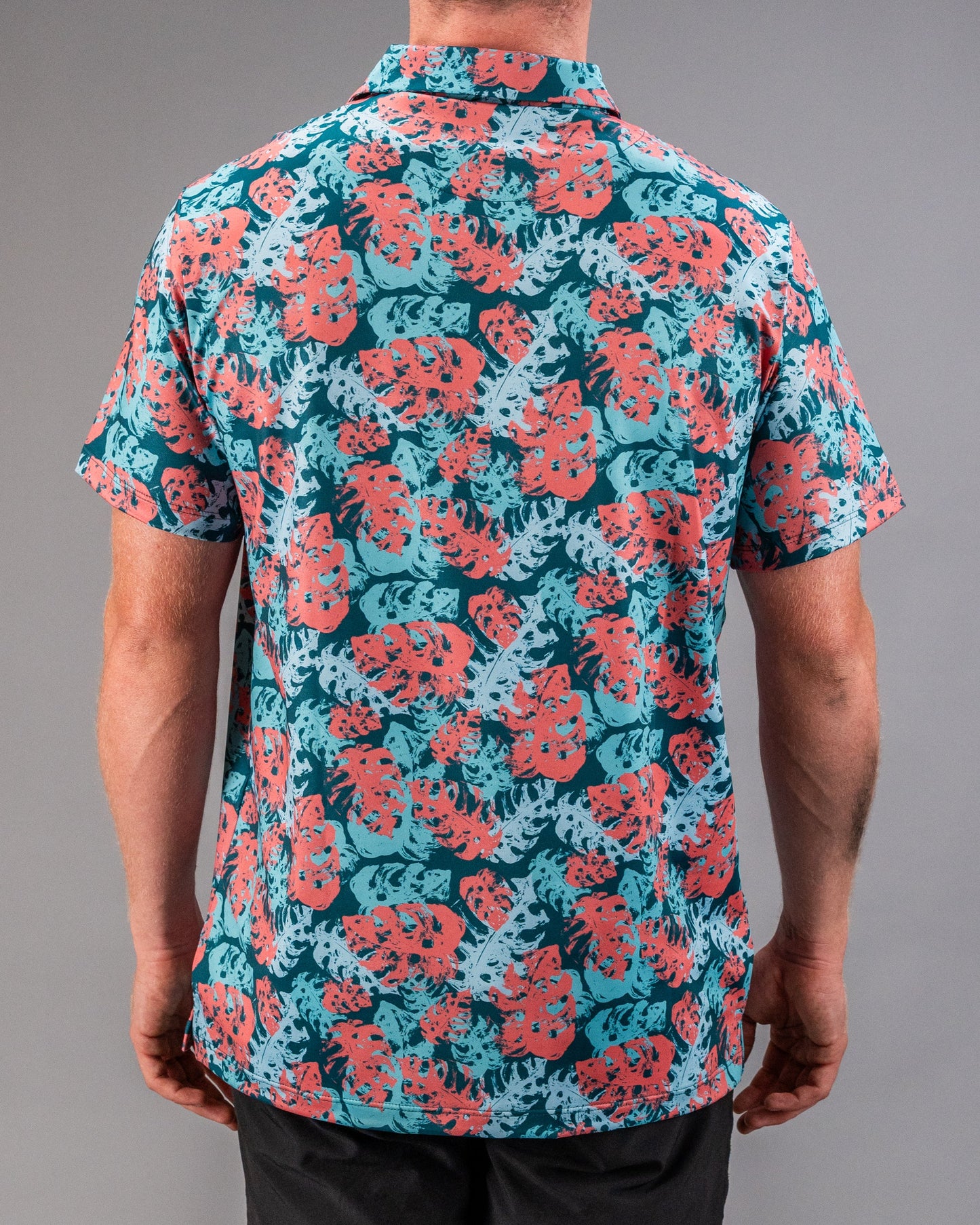 Painted Monstera Teal