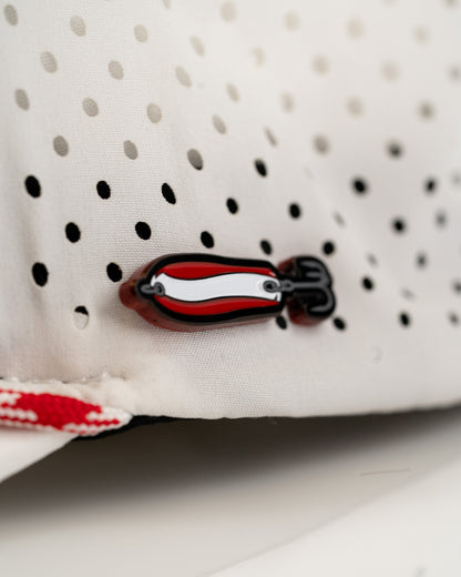 Dare Devil Spoon White - Perforated Rope Hat