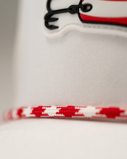 Dare Devil Spoon White - Perforated Rope Hat