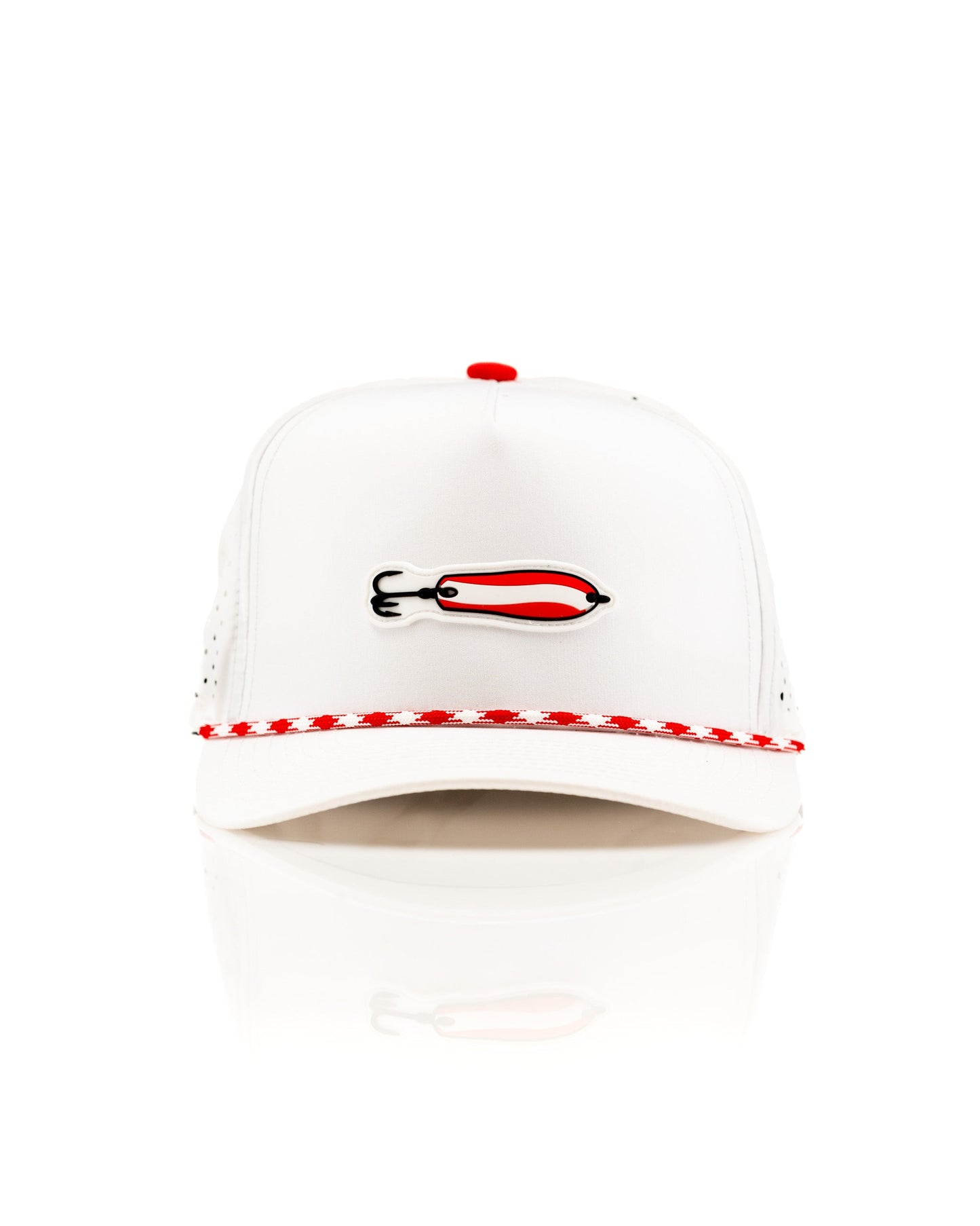 Dare Devil Spoon White - Perforated Rope Hat