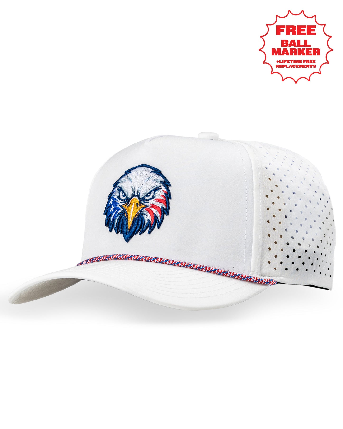 Perforated Rope Hat - Independence Eagle