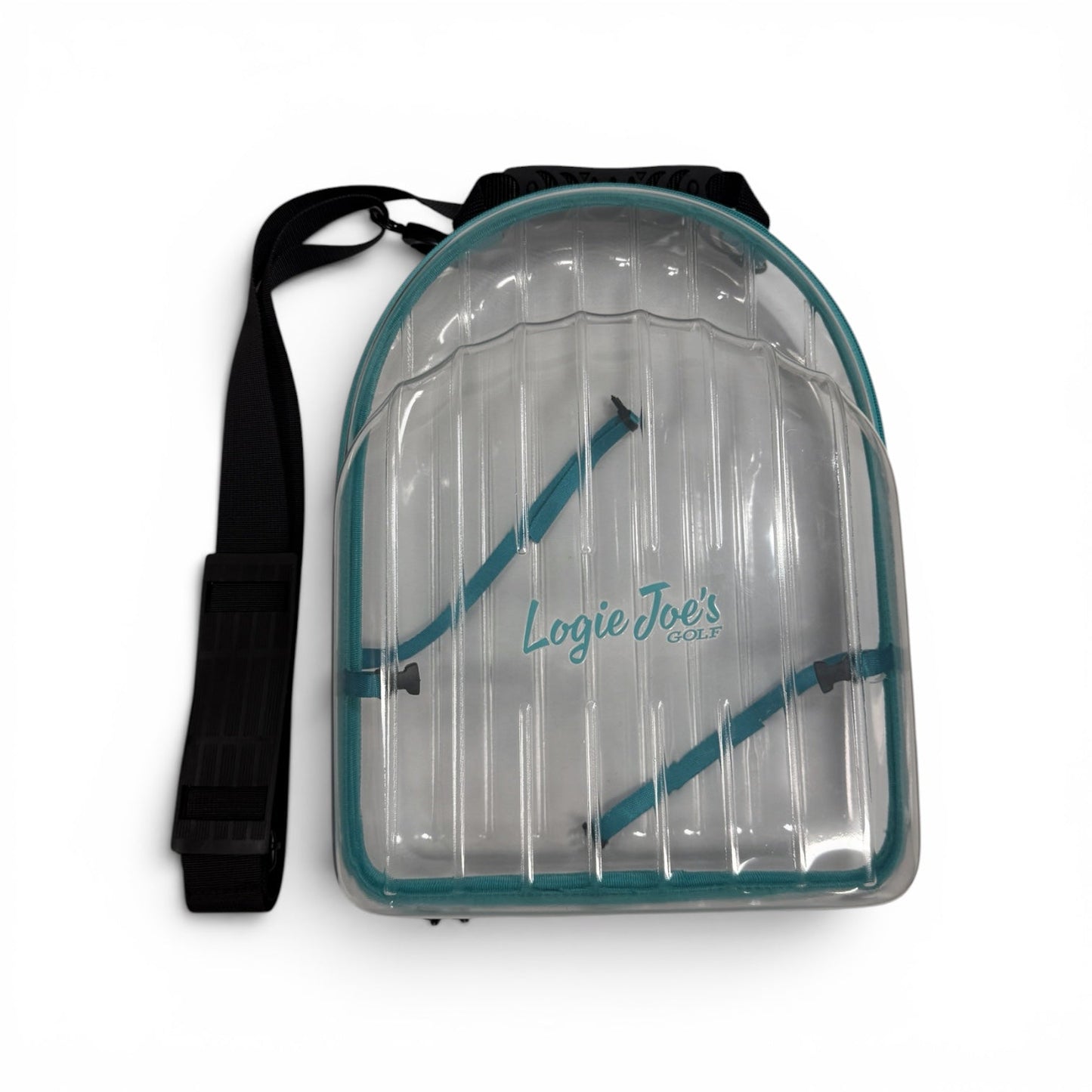 Hat Caddy Travel Case | Hard Shell Hat Carrier Holds Up to 6 Hats | Clear Protective Hat Storage Case with Adjustable Shoulder Strap
