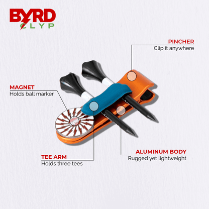 THE BYRD GOLF CLYP - Red