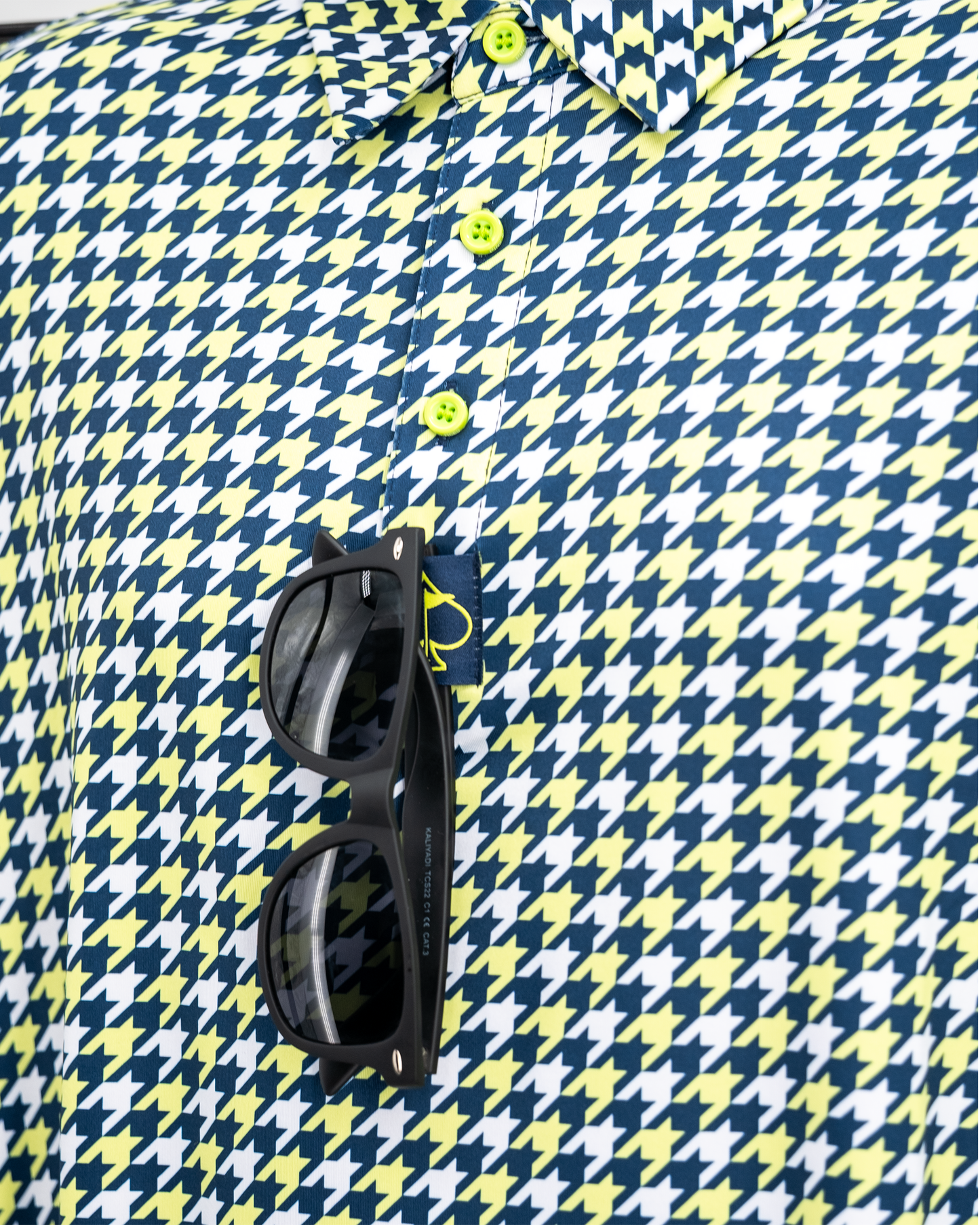 Houndstooth Lime