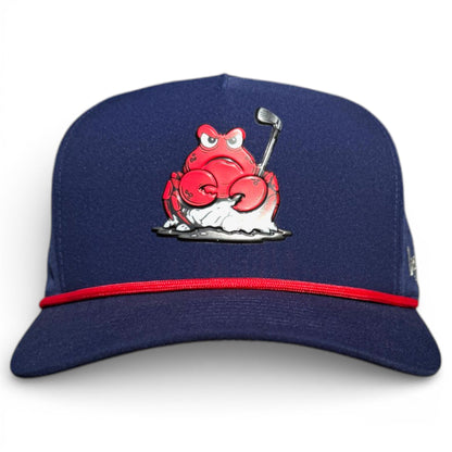 Crab Trap Golf Hat | Snapback Cap | Built-in Magnetic Ball Marker Holder + Marker Included | Adjustable | One Size