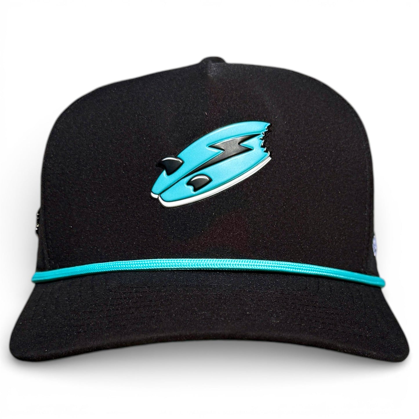 Shark Bite Golf Hat | Snapback Cap | Built-in Magnetic Ball Marker Holder + Marker Included | Adjustable | One Size