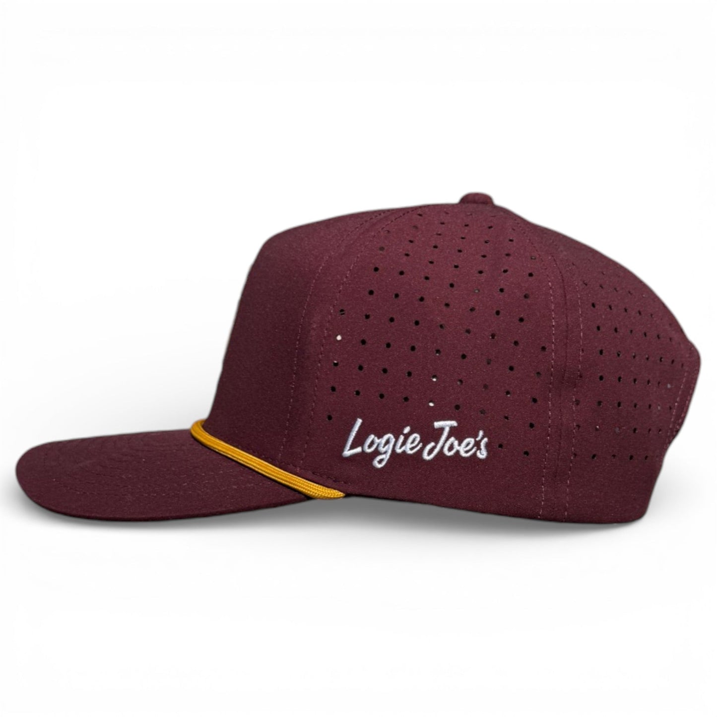 Cold One Golf Hat | Snapback Cap | Built-in Magnetic Ball Marker Holder + Marker Included | Adjustable | One Size