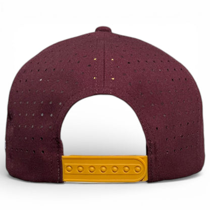 Cold One Golf Hat | Snapback Cap | Built-in Magnetic Ball Marker Holder + Marker Included | Adjustable | One Size