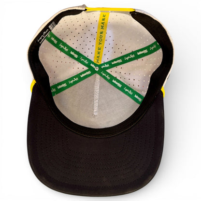 Banana Hammock Golf Hat | Snapback Cap | Built-in Magnetic Ball Marker Holder + Marker Included | Adjustable | One Size