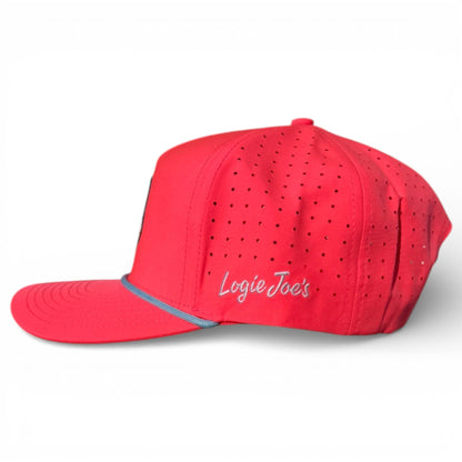 Frosted Elephant Golf Hat | Snapback Cap | Built-in Magnetic Ball Marker Holder + Marker Included | Adjustable | Elephant Cookie Pink