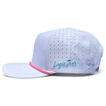 Sugar Rush Golf Hat | Snapback Cap | Built-in Magnetic Ball Marker Holder + Marker Included | Adjustable Cotton Candy
