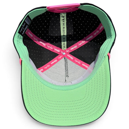 Logie Joe’s "Classic" Golf Hat | Snapback Cap | Built-in Magnetic Ball Marker Holder + Marker Included | Adjustable Script Logo