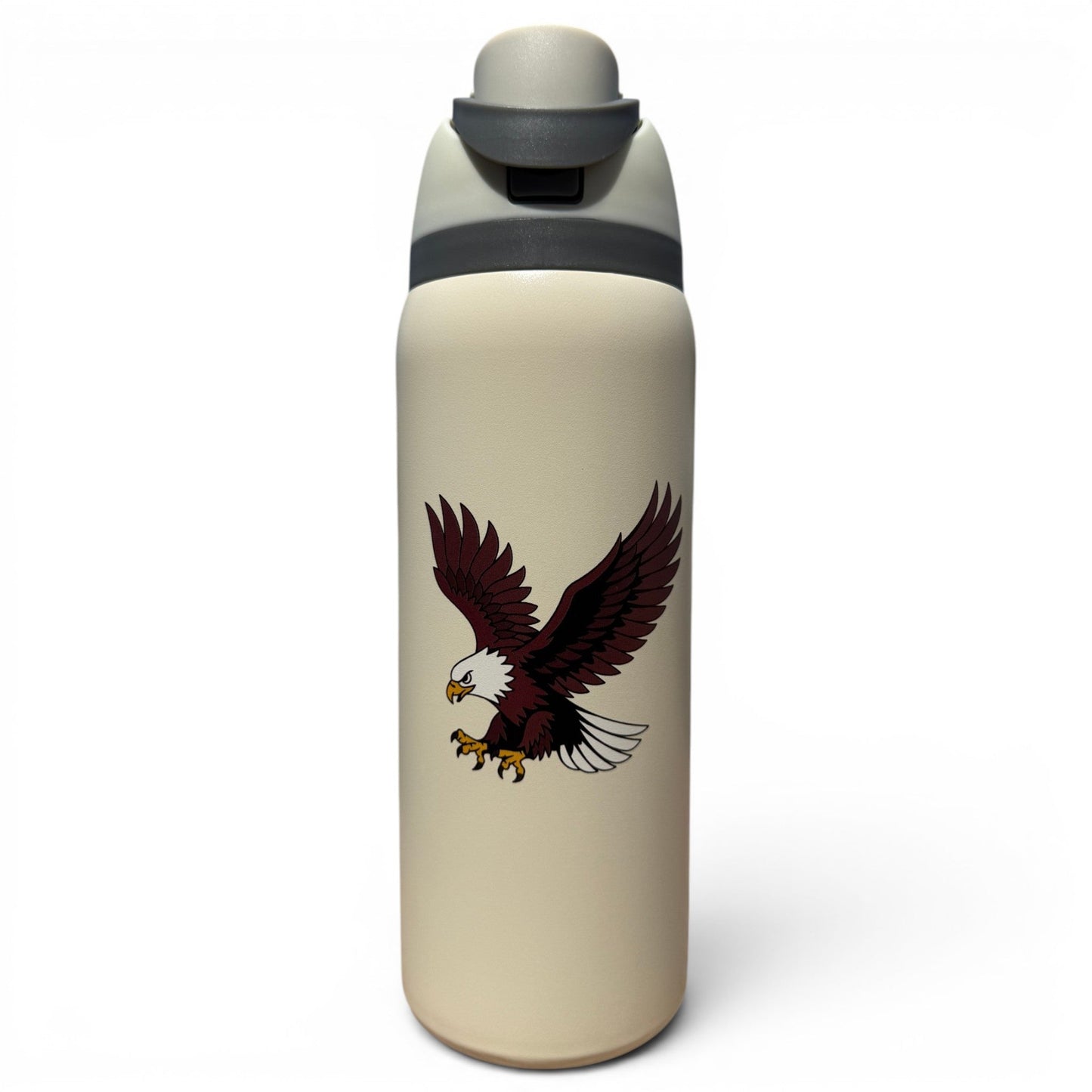 Freedom Flight Hydration Bottle | 32oz Insulated Stainless Steel | Flip Straw Lid w/ Handle | Eagle
