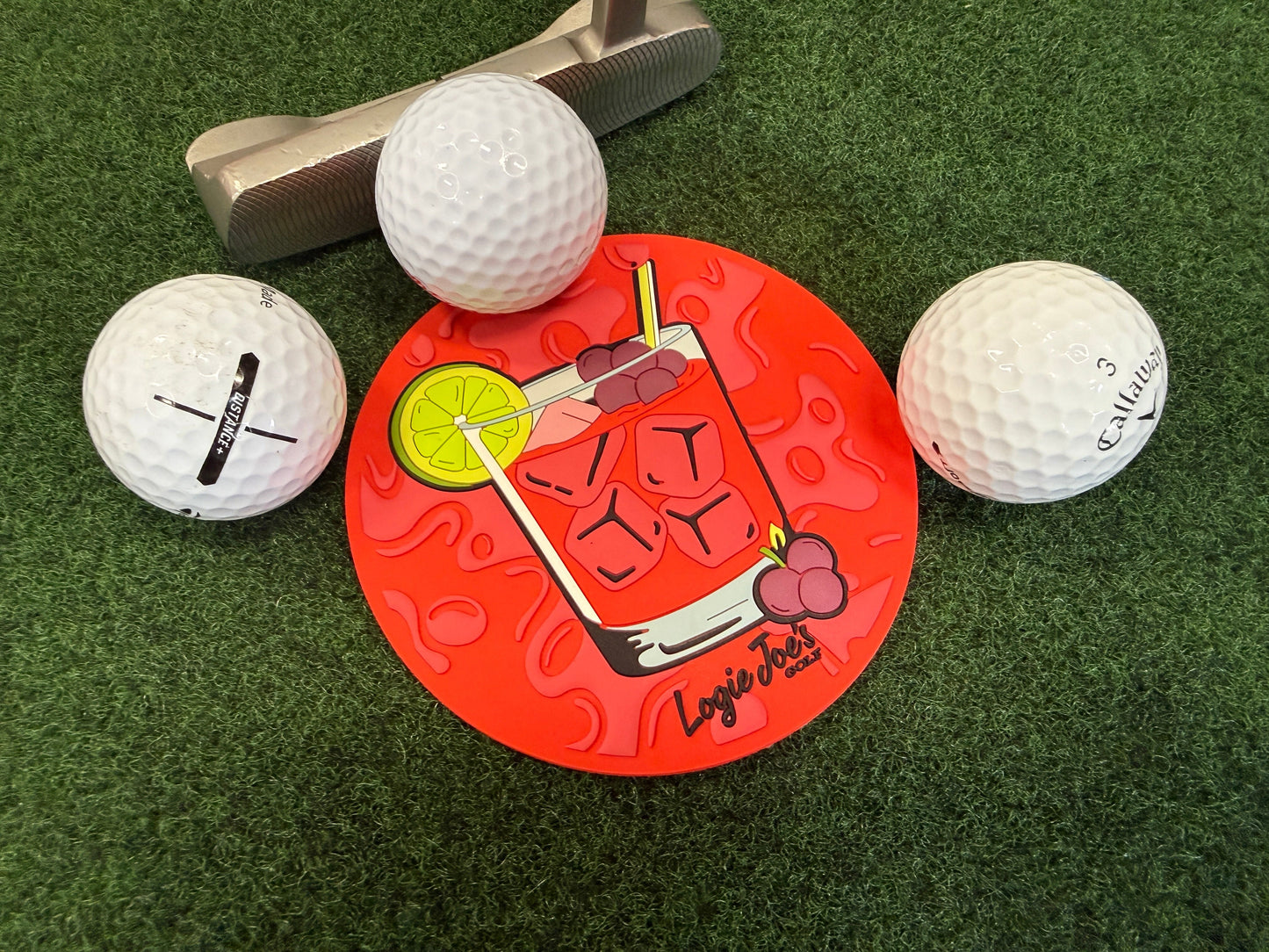 Transfusion Golf Putting Disk | Indoor Practice Marker | Portable Golf Training Aid