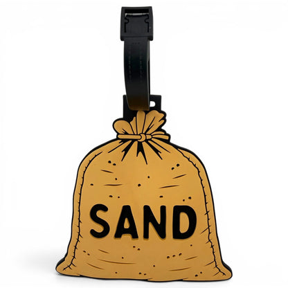 Sand Bag Clip-On Tag | Multi-Use Bag Tag, Travel Tag, Golf Accessory
