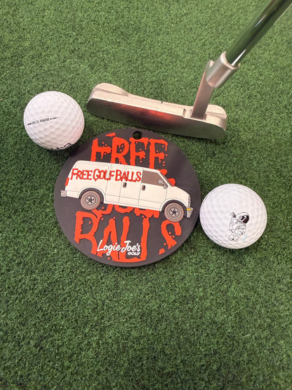 Free Golf Balls Van Golf Putting Disk | Indoor Practice Marker | Portable Golf Training Aid