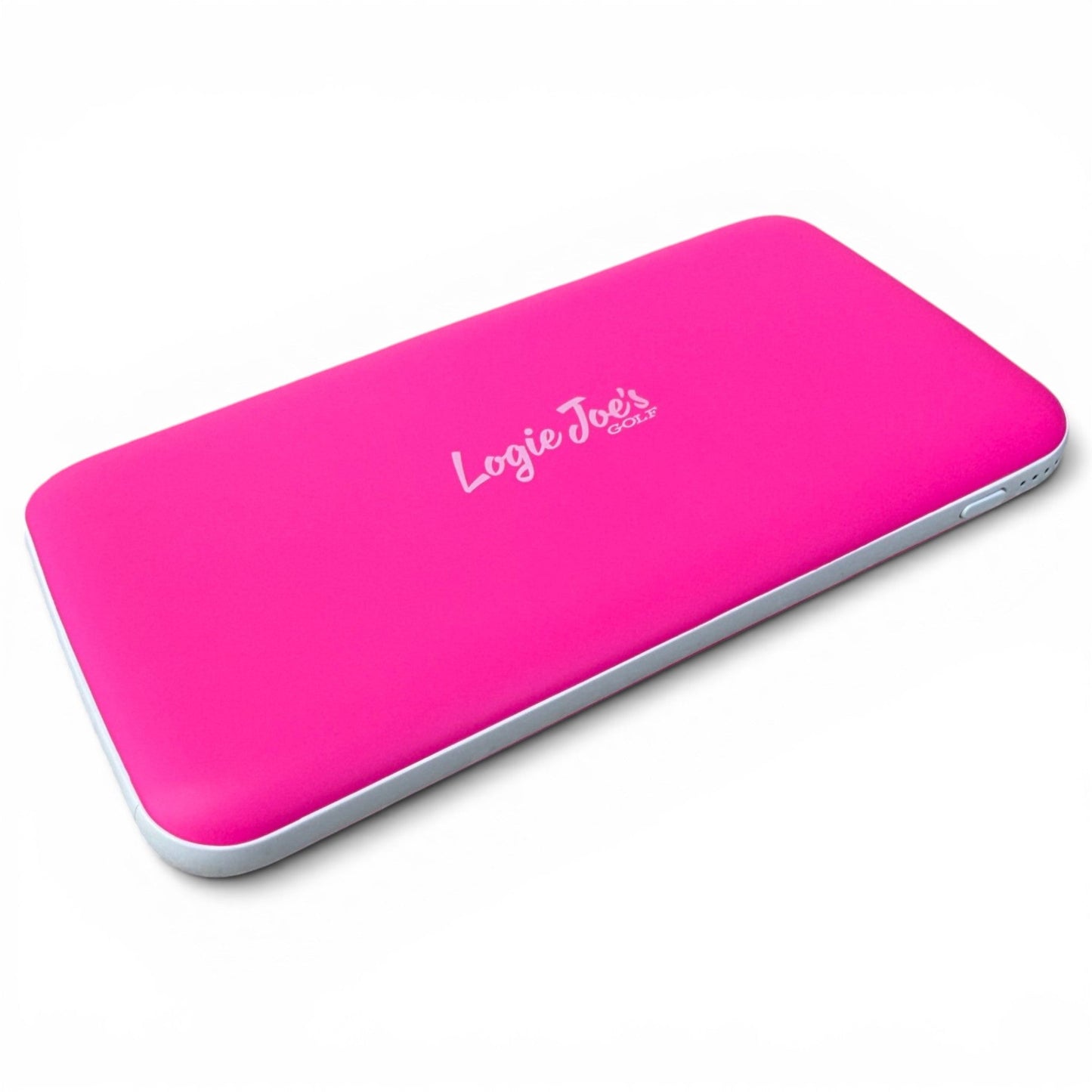 Fast Charge Power Bank | 10,000mAh Portable Charger | Slim USB-C Battery Pack for iPhone & Android | Travel & Golf Ready | Neon Pink