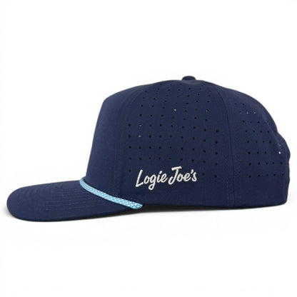 Zero Chill Yeti Golf Hat | Snapback Cap | Built-in Magnetic Ball Marker Holder + Marker Included | Adjustable Navy Abominable Snowman