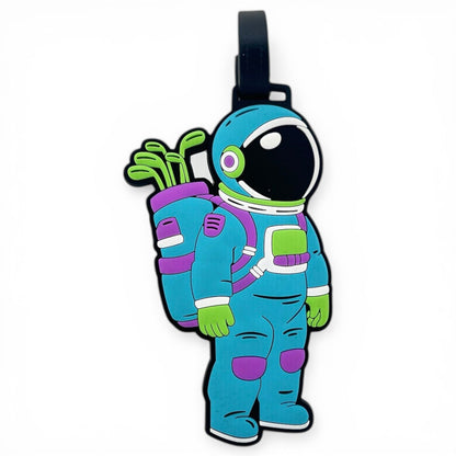 Astronaut Walker Clip-On Tag | Multi-Use Bag Tag, Travel Tag, Golf Accessory