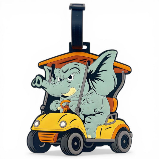 Elephant Clip-On Tag | Multi-Use Bag Tag, Travel Tag, Golf Accessory