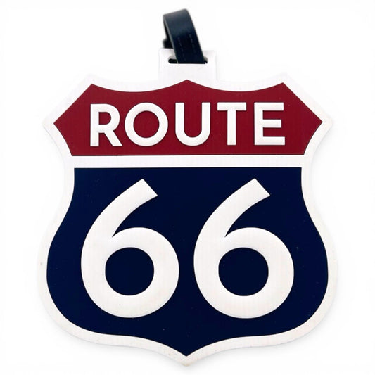 RT 66 Clip-On Tag | Multi-Use Bag Tag, Travel Tag, Golf Accessory