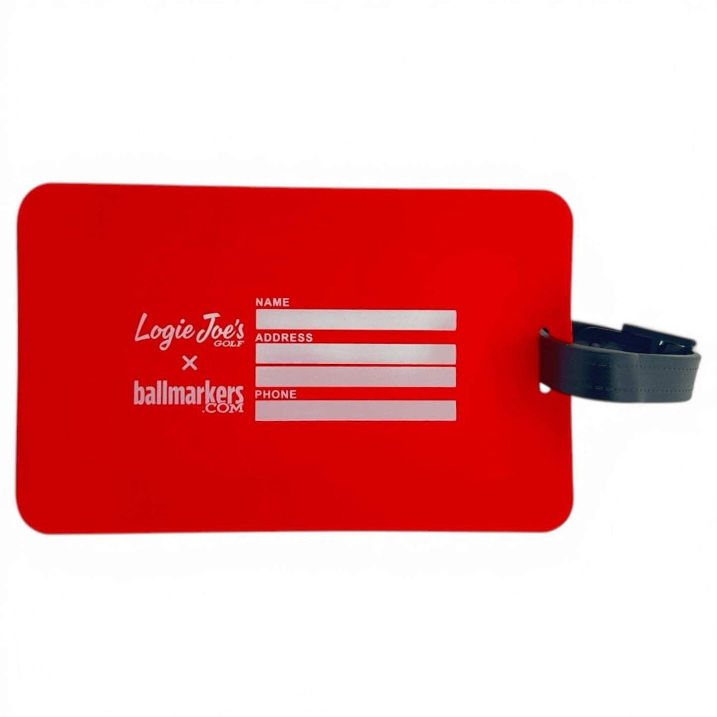 'Hello My Name Is' Clip-On Tag | Multi-Use Bag Tag, Travel Tag, Golf Accessory