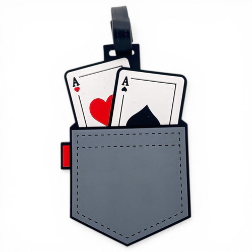 Pocket Aces Clip-On Tag | Multi-Use Bag Tag, Travel Tag, Golf Accessory