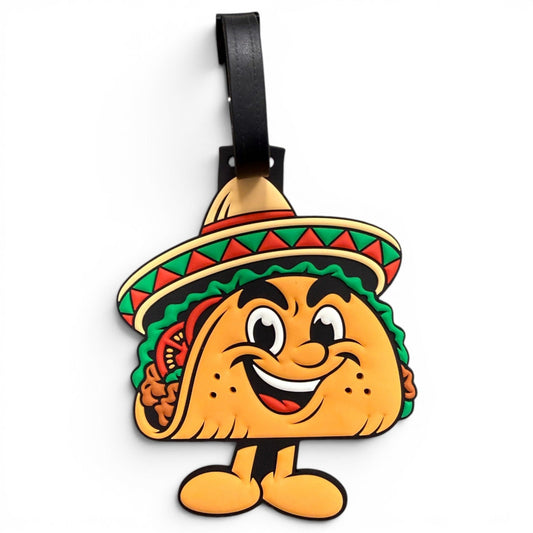 Taco Tuesday Clip-On Tag | Multi-Use Bag Tag, Travel Tag, Golf Accessory